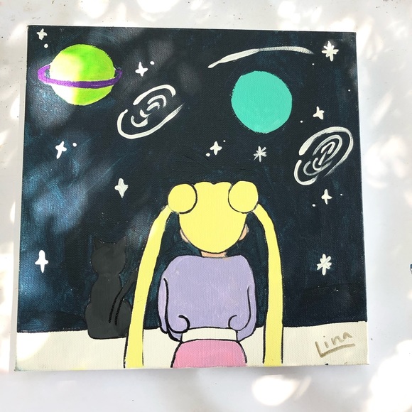Sailor moon custom painting by Lina - Picture 1 of 2